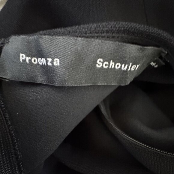 Proenza Schouler Black halter slit dress size 2 maxi length Runway Fall 2022 - Picture 8 of 12